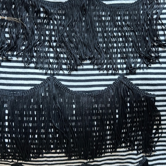 Marc Jacobs striped top with fringe size XL - Picture 7 of 12